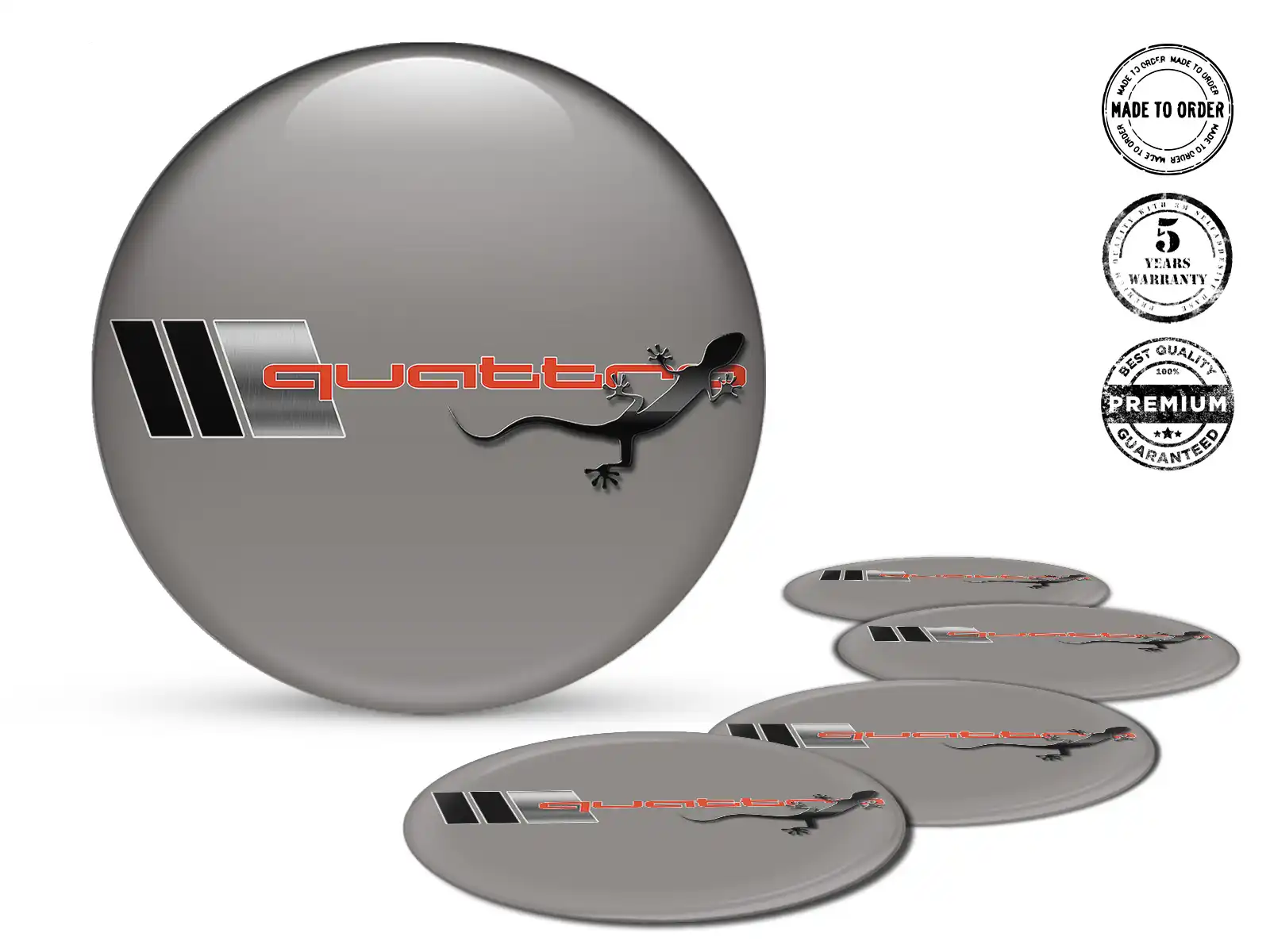 Silikonaufkleber Limitiert Luxus Dome Labels
